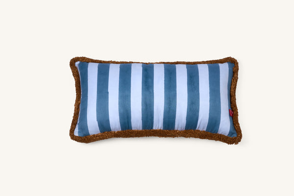 Blue Unfurl Cushion