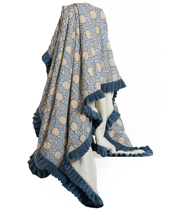 Sea Lily Throw — detail view