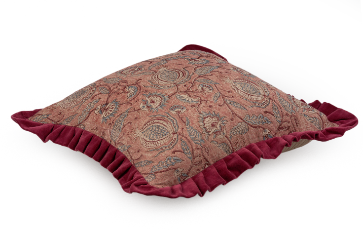 Scarlet Grove Cushion — detail view