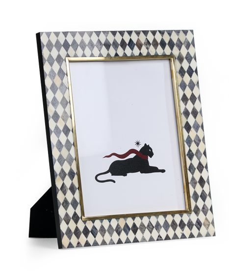 Chessboard Relic Photo Frame — detail view
