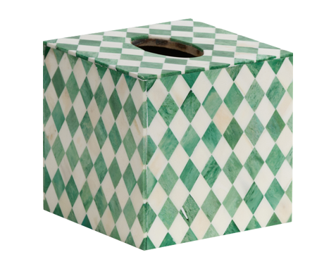 Moss & White Tissue Box — detail view