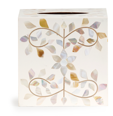 Dancing Paradise Tissue Box — detail view