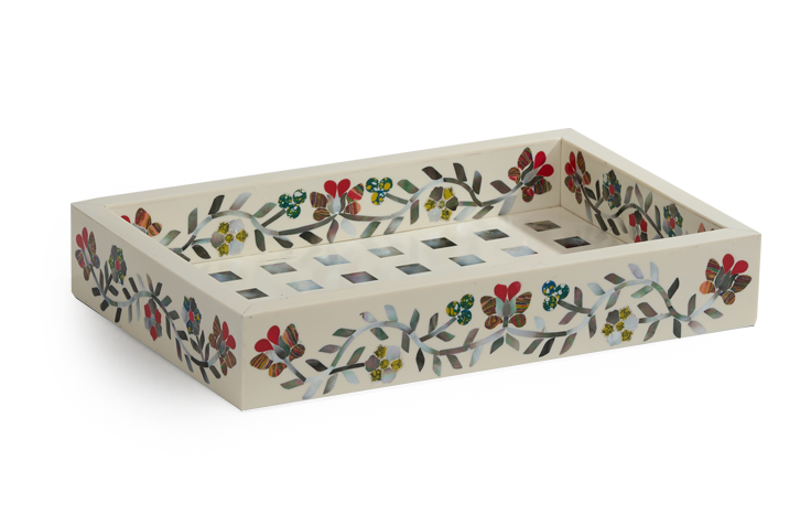 Piena Flora Tray — detail view