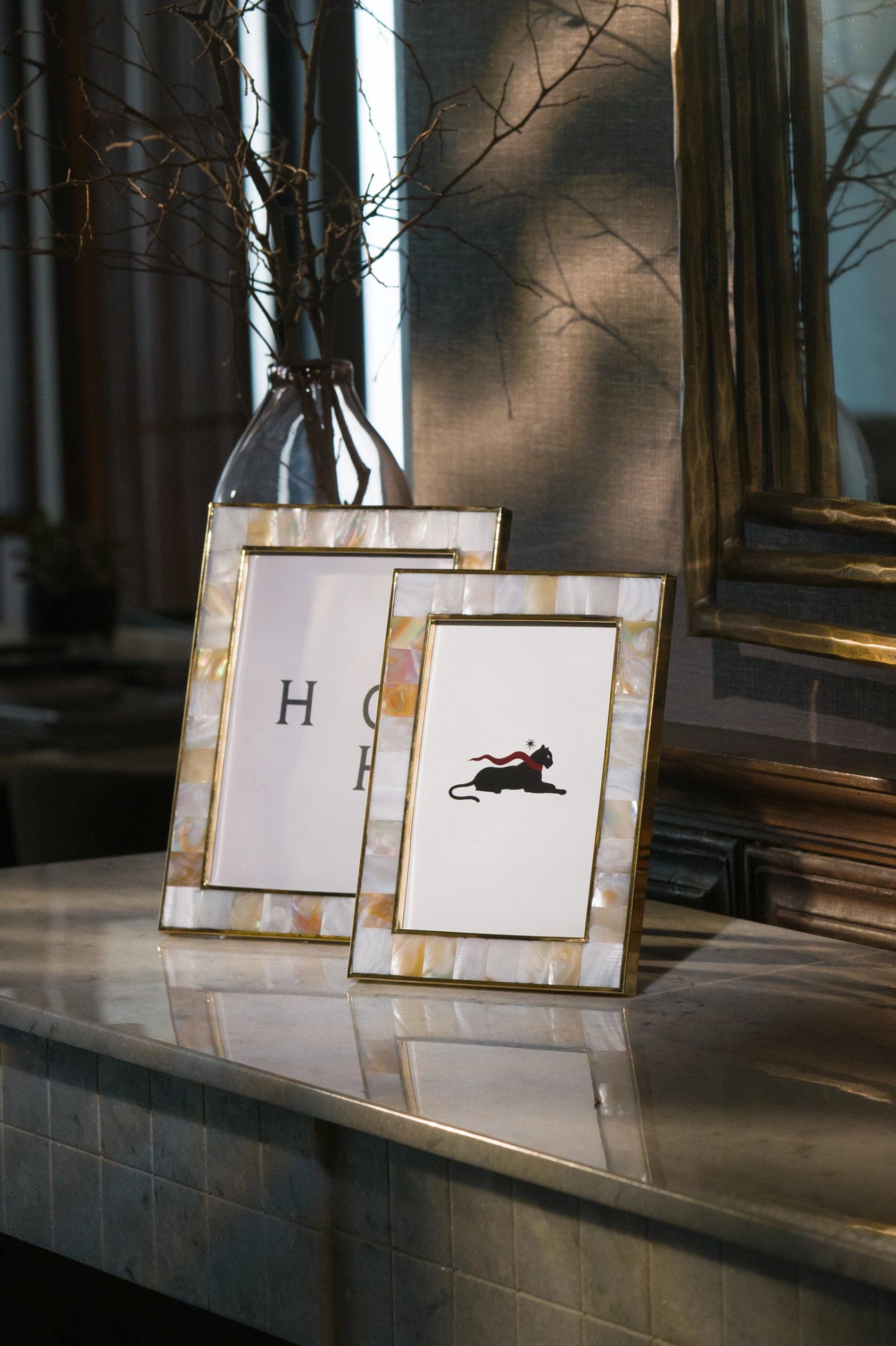 Gilded Oyster Photo frame