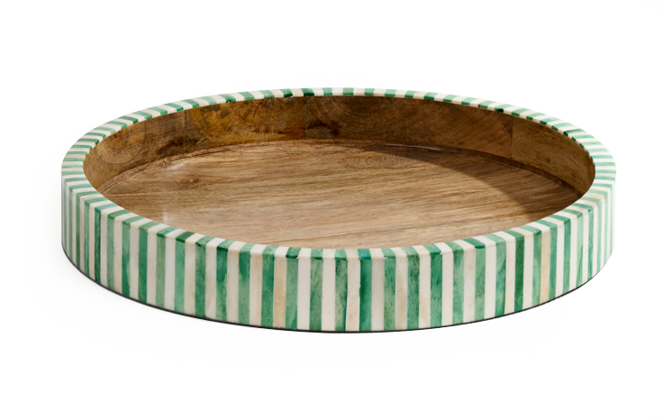 Moss & White Tray — detail view