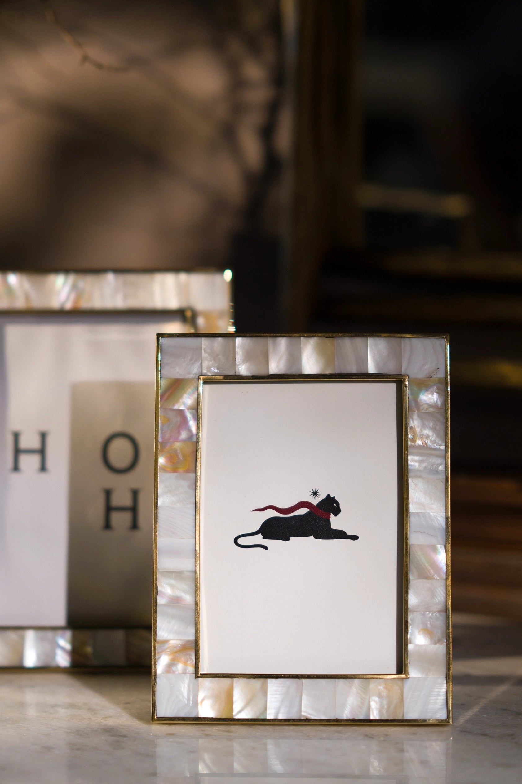 Gilded Oyster Photo frame