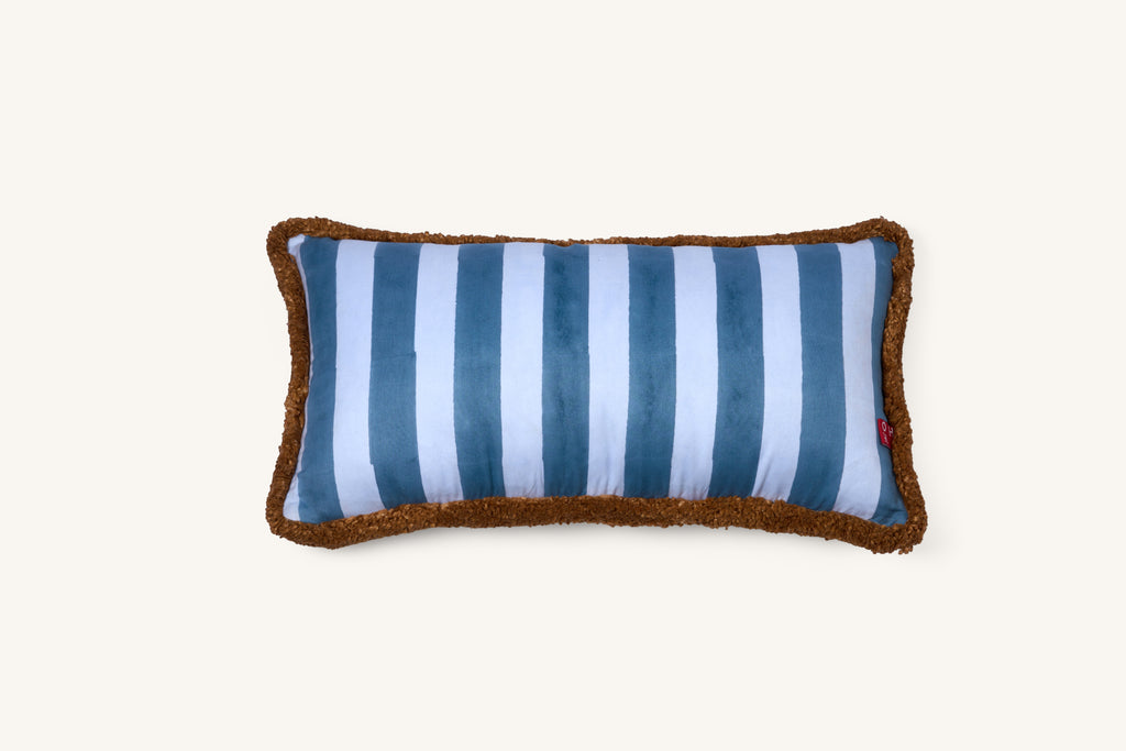 Blue Unfurl Cushion