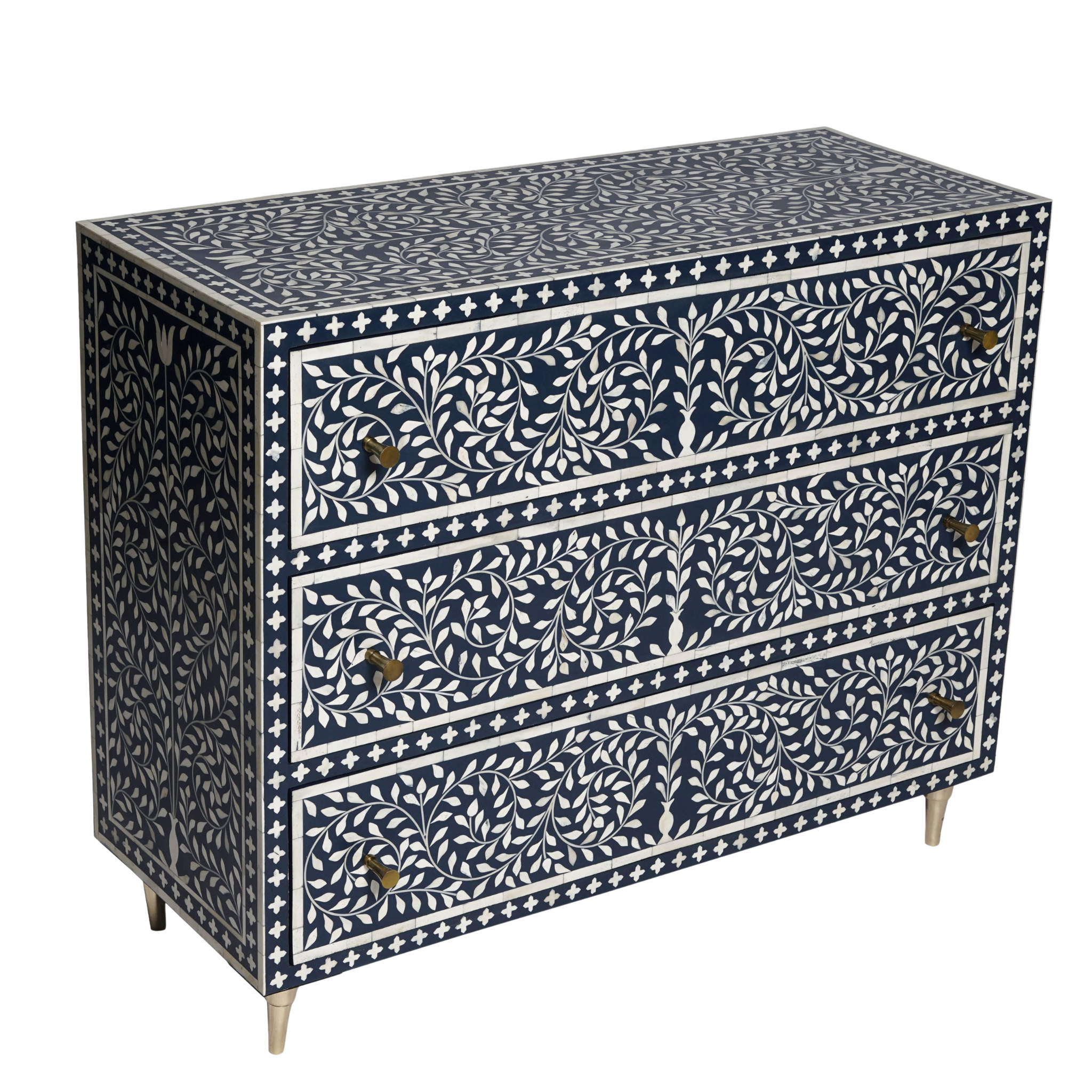 Bone Inlay Chest of Drawers - "PALACE" Collection