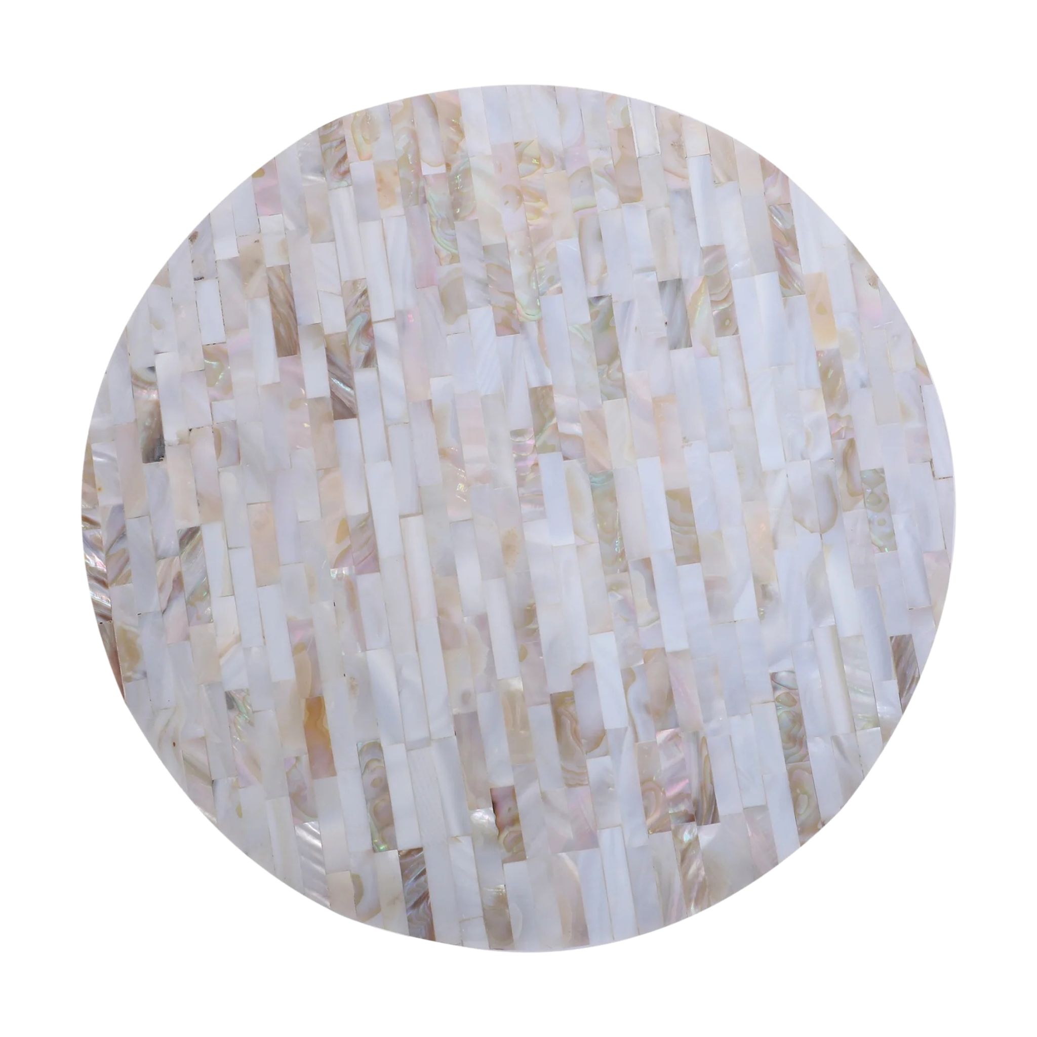 Mother of Pearl Side Table – Mosaic Pattern