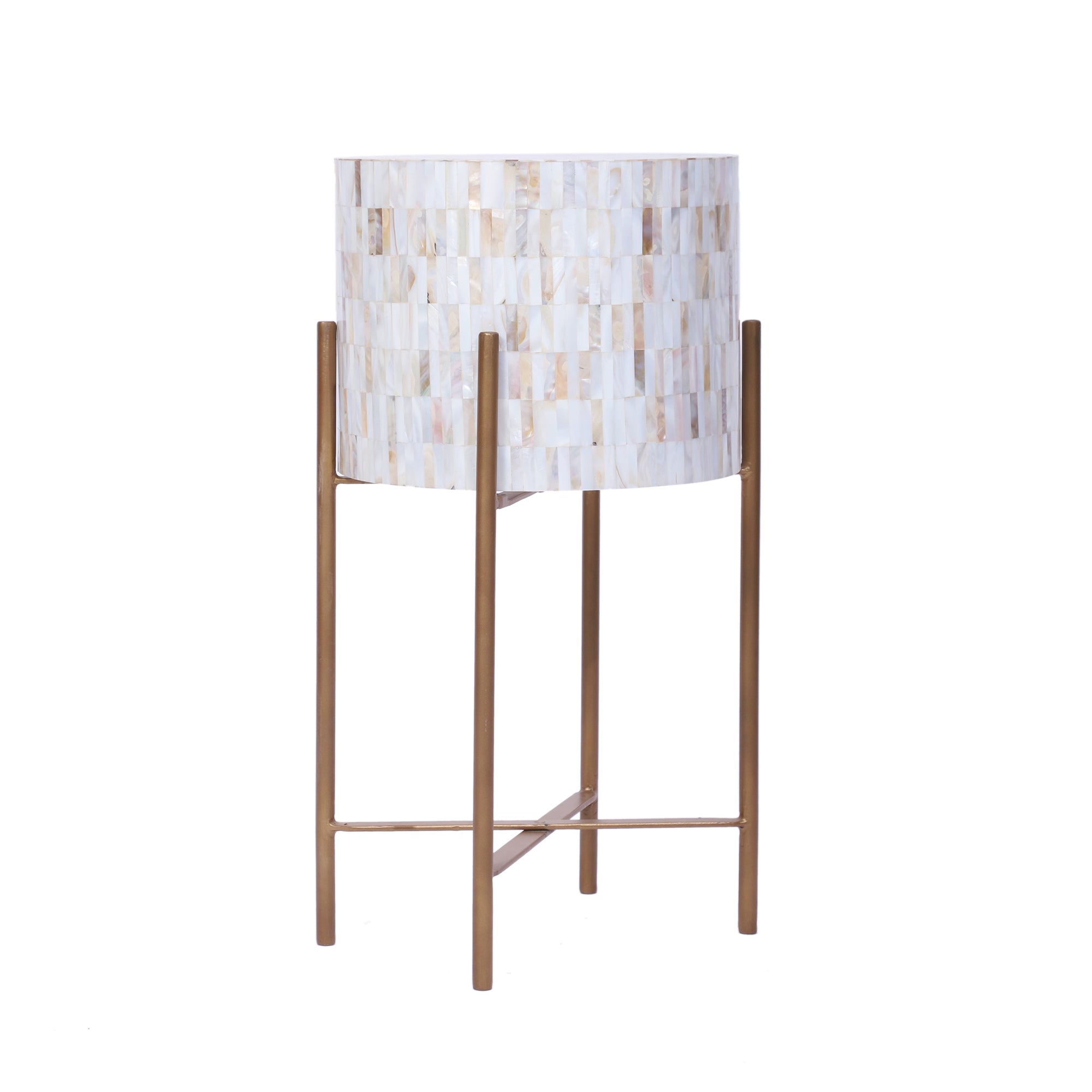 MEHR side table- Mother of pearl