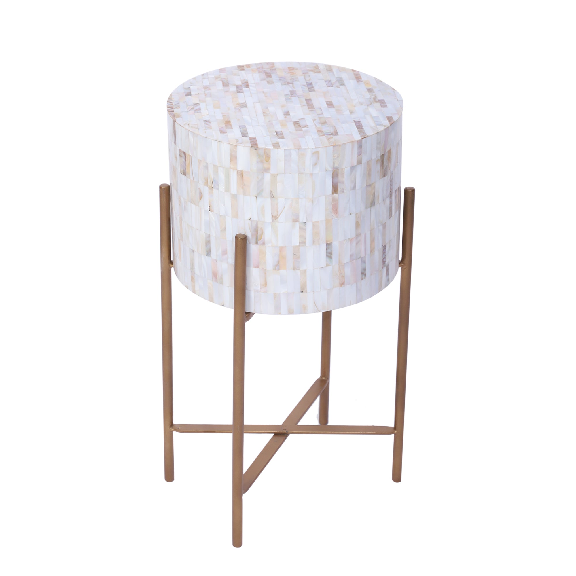 MEHR side table- Mother of pearl